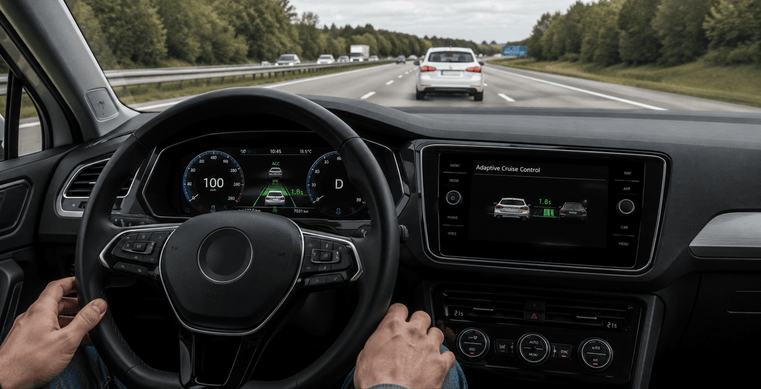 Calm drive with adaptive cruise control