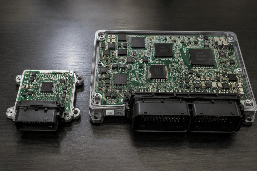 Radar sensor module on datasheet workspace
