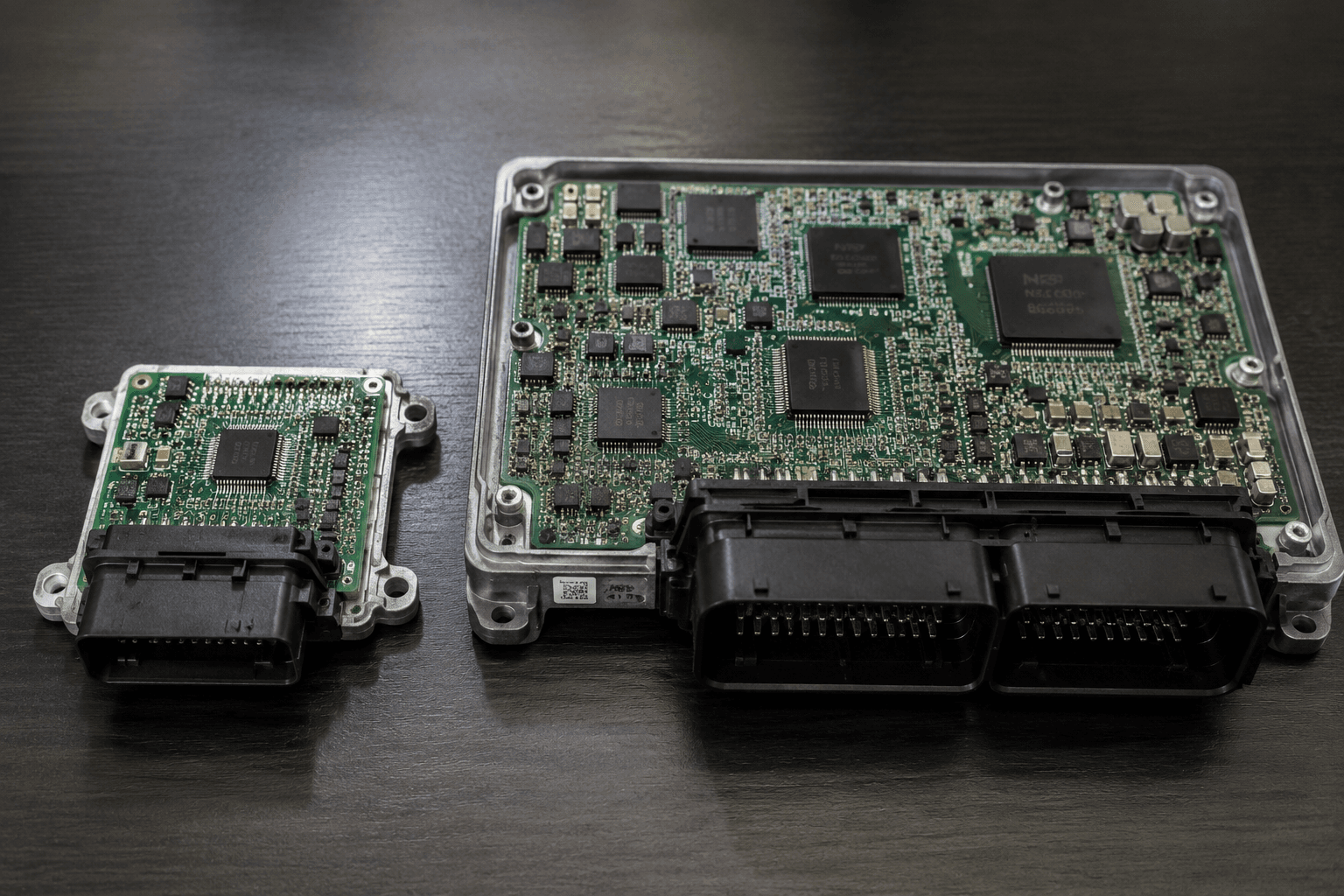 Radar sensor module on datasheet workspace