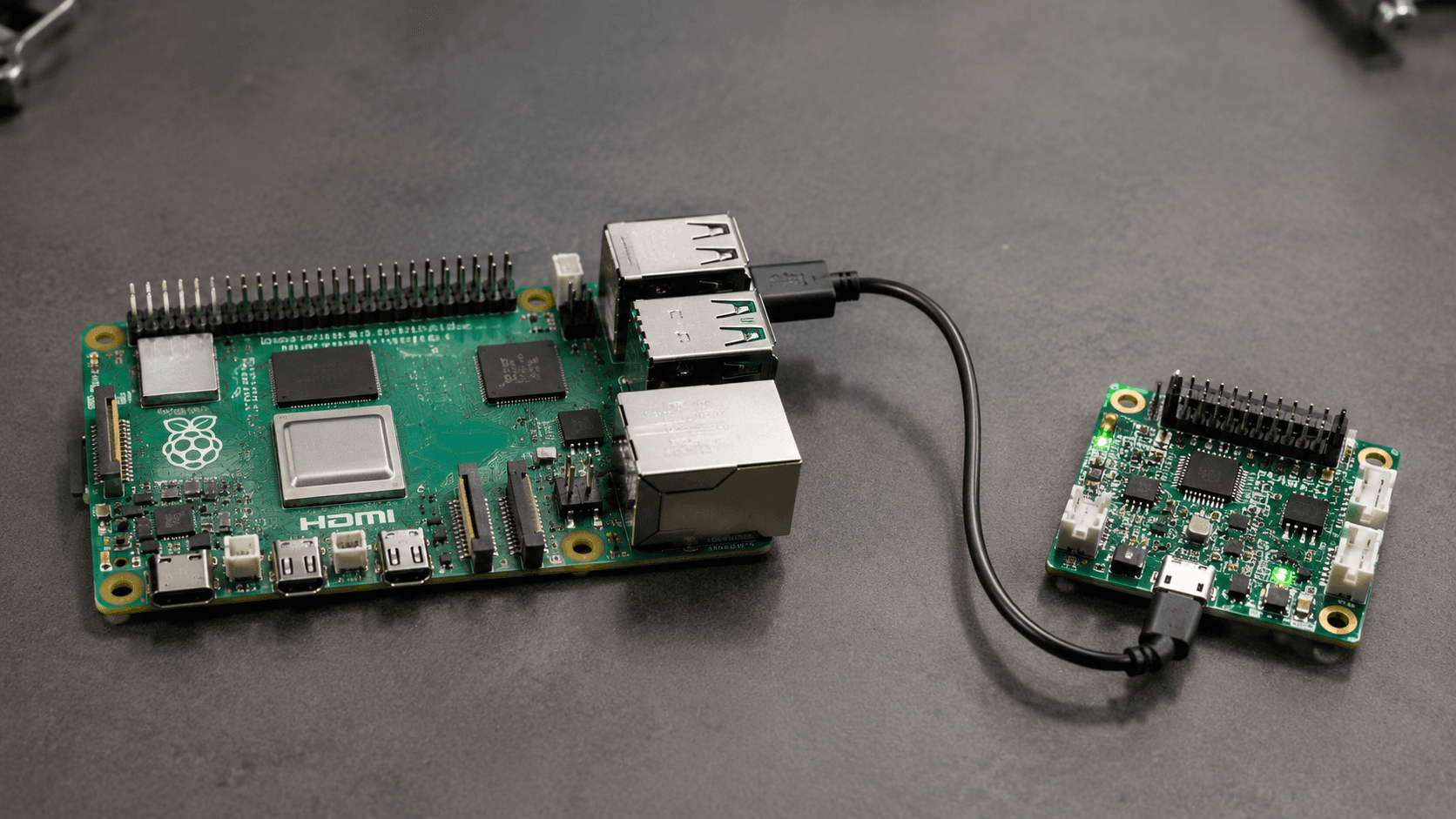 Raspberry Pi and controller board setup