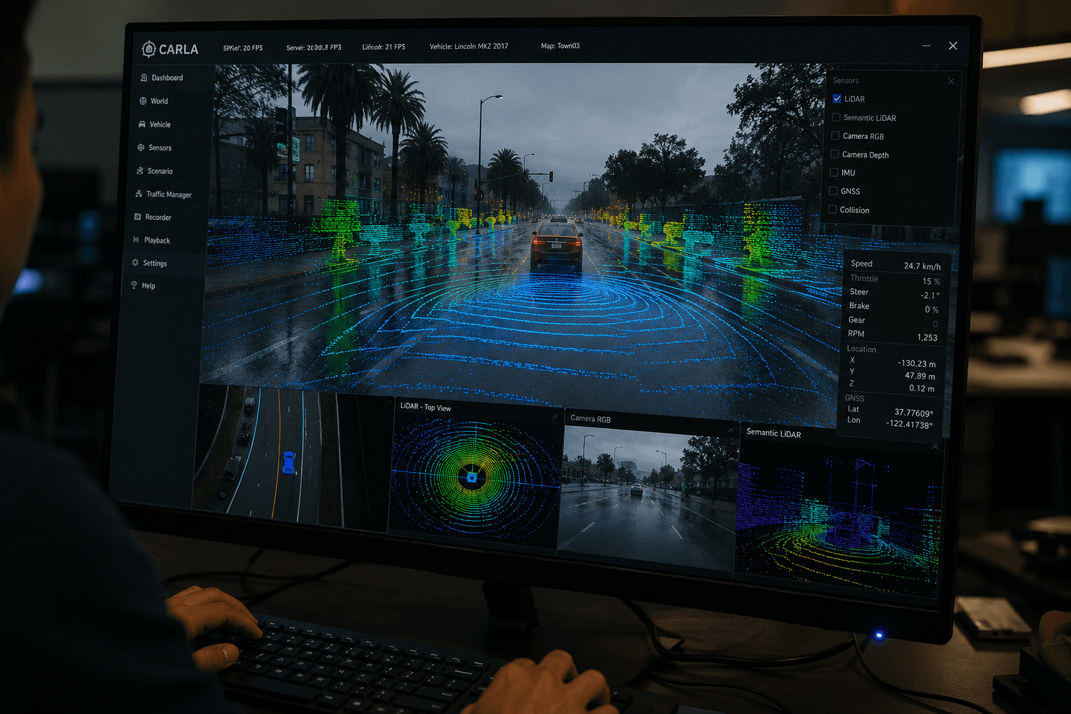 Tech-driven simulator in action