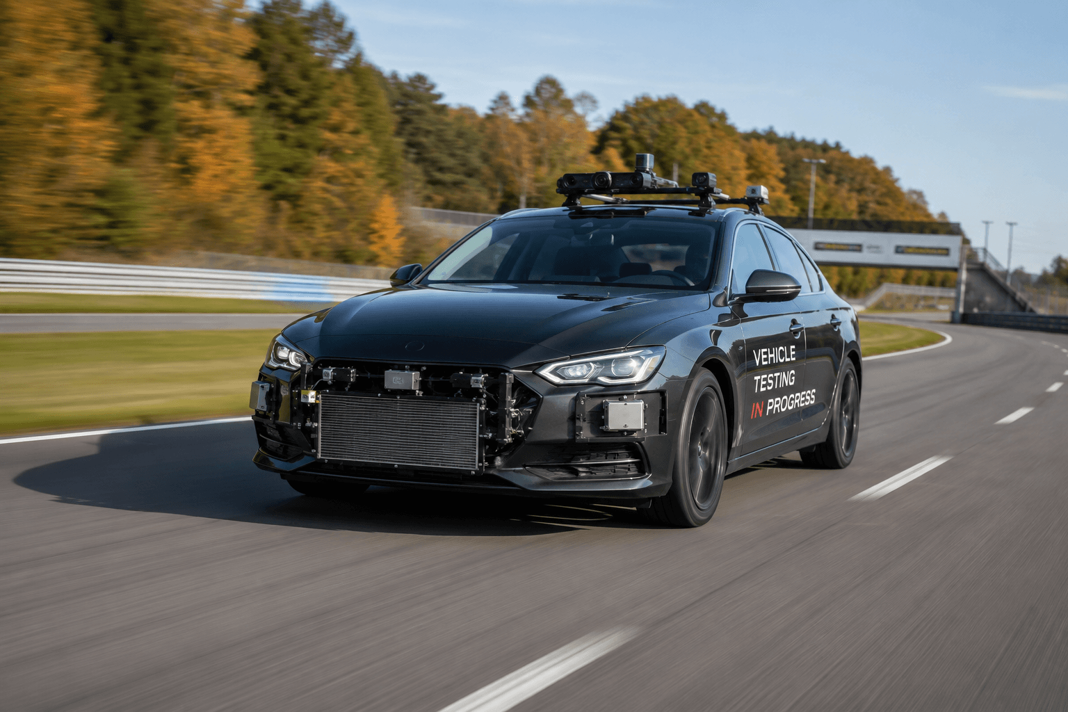 Testing in motion on the racetrack